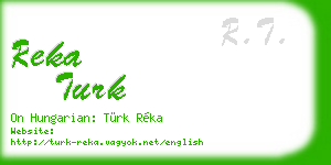 reka turk business card